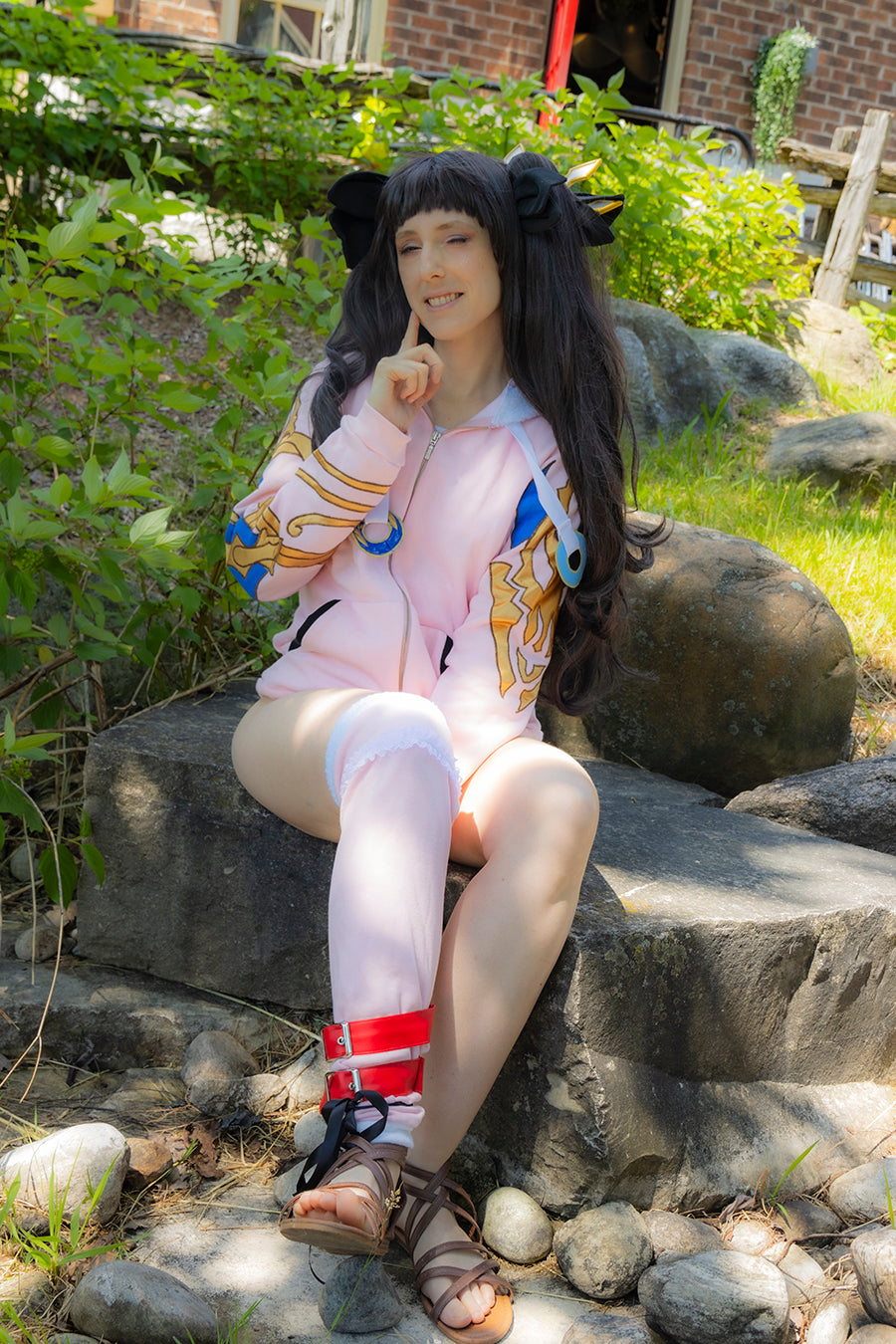 Rider Ishtar inspired cosplay hoodie and leg cover from Fate Grand Order