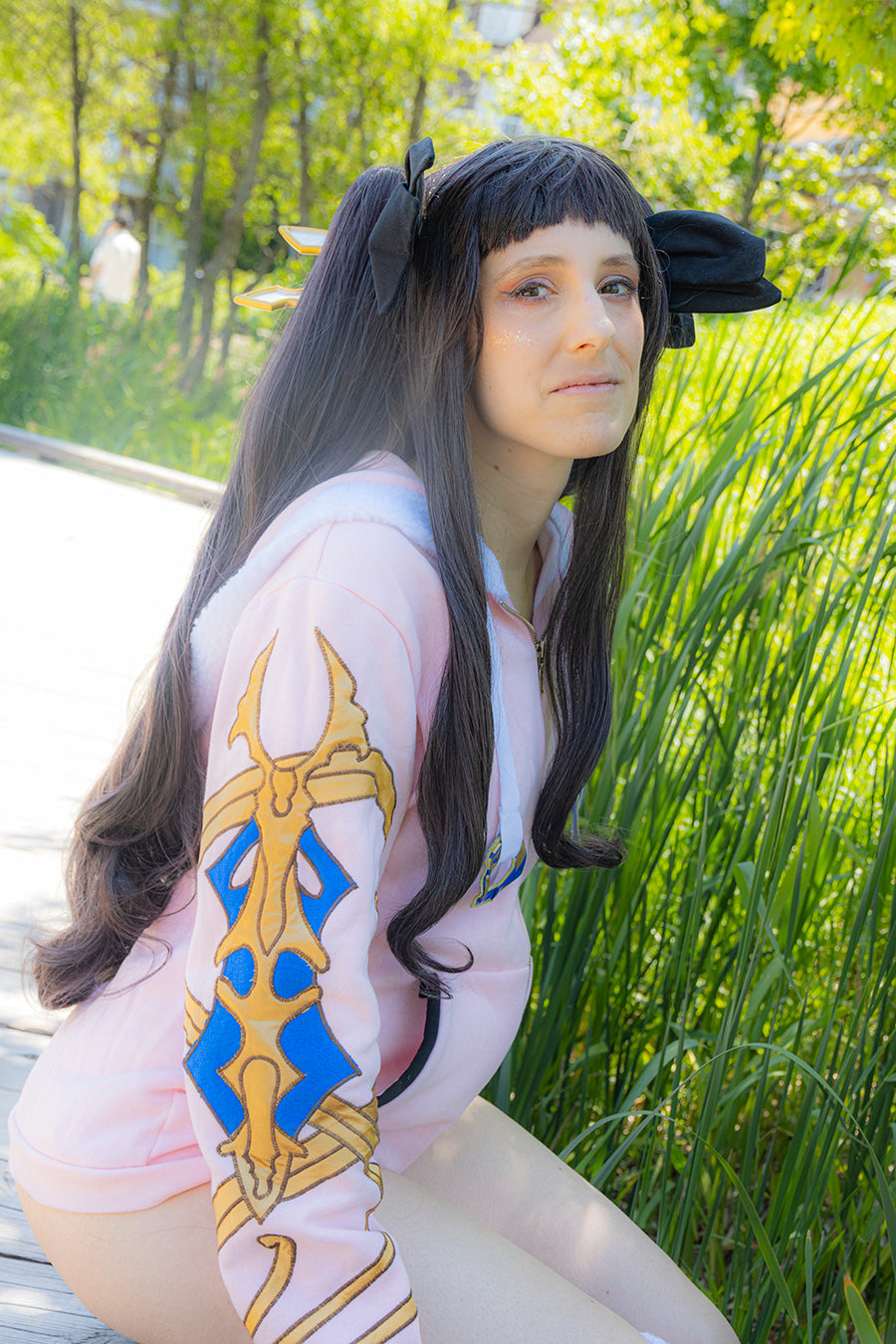 Rider Ishtar inspired cosplay hoodie and leg cover from Fate Grand Order