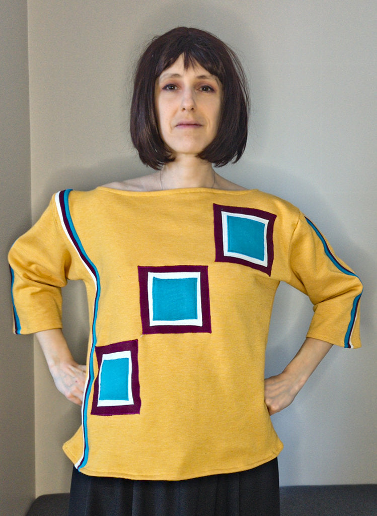Passe-Carreau inspired sweater from Passe-Partout