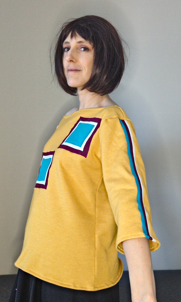 Passe-Carreau inspired sweater from Passe-Partout