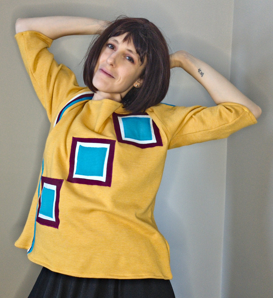 Passe-Carreau inspired sweater from Passe-Partout