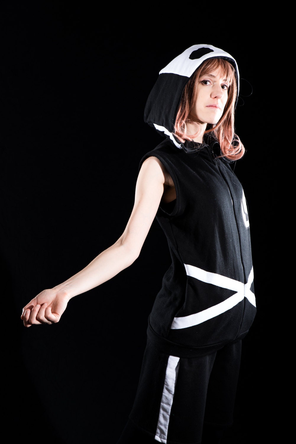 Pokemon Sun & Moon Team Skull grunt inspired cosplay hoodie