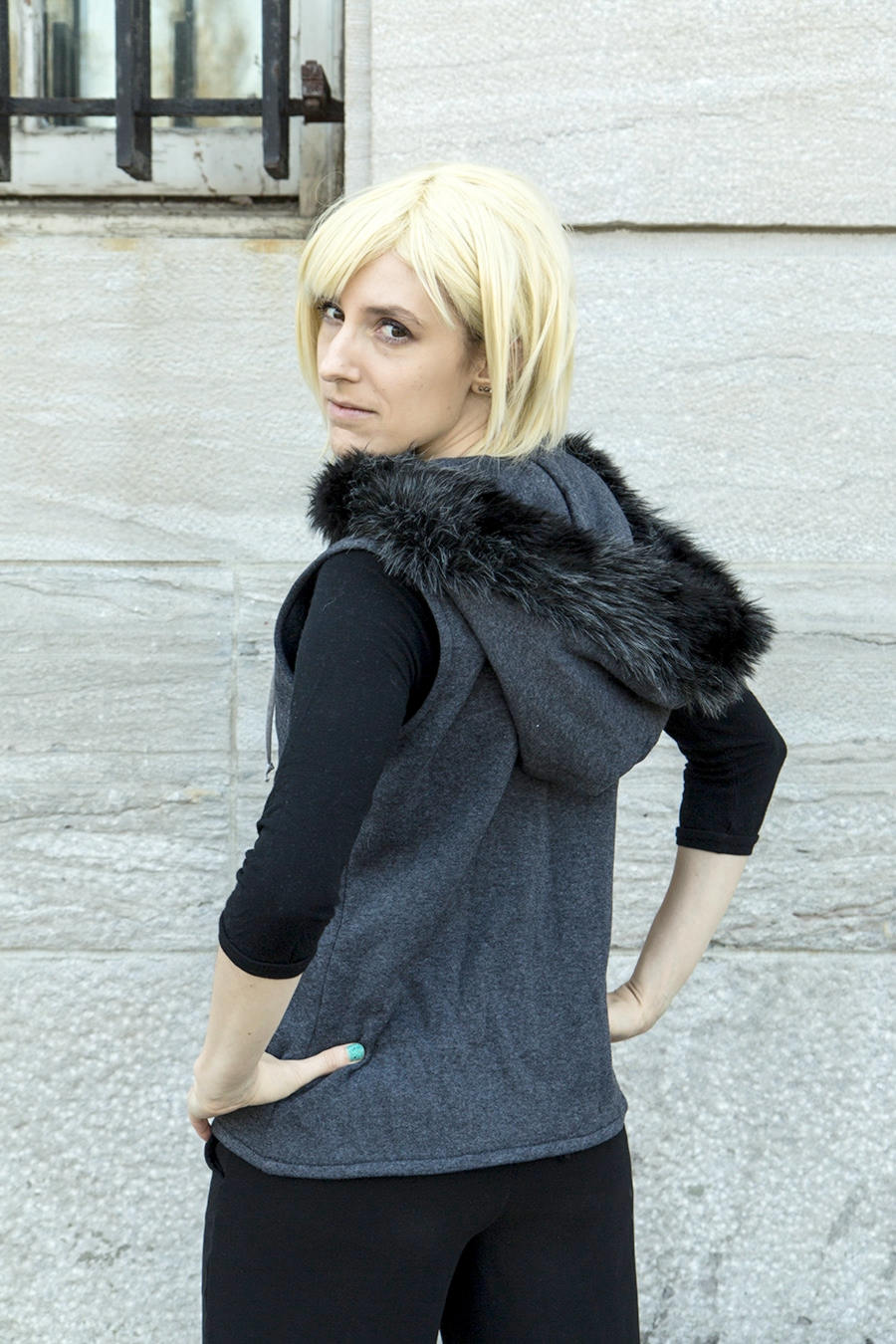 Gladion cosplay hoodie inspired by Pokemon Sun and Moon