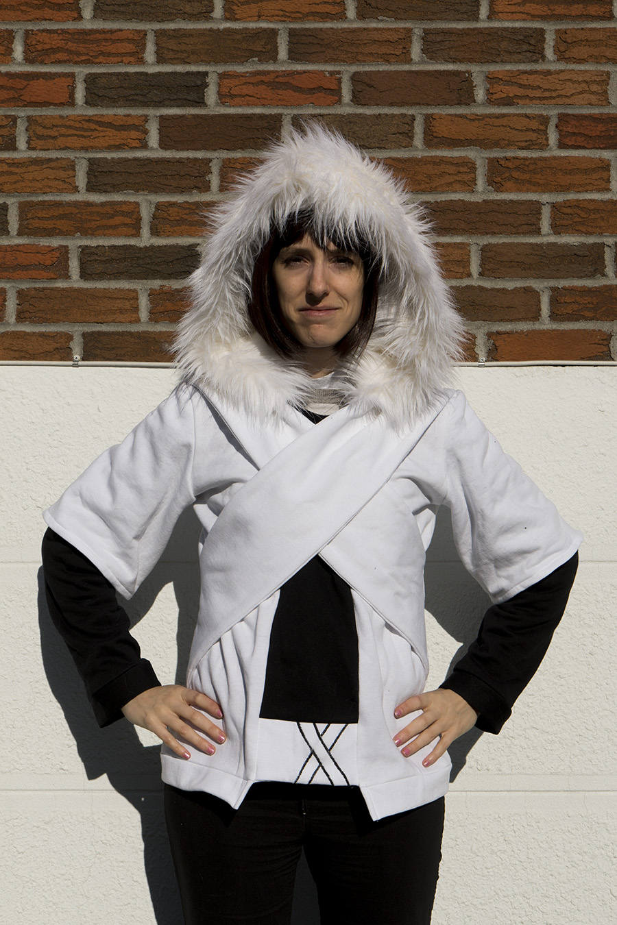 Chandail de coton ouaté inspiré de Cross!Sans de X-Tale et Underverse (UA d'Undertale)