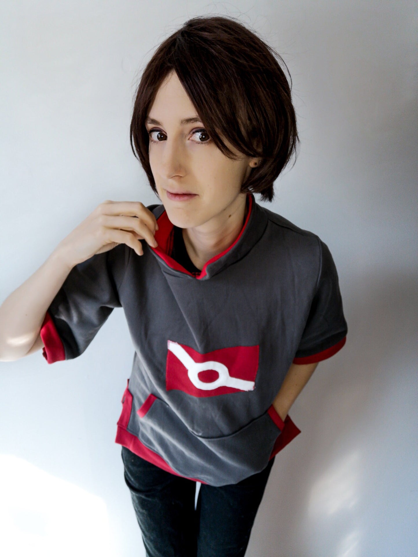 Goh inspired cosplay hoodie from Pokemon Journeys
