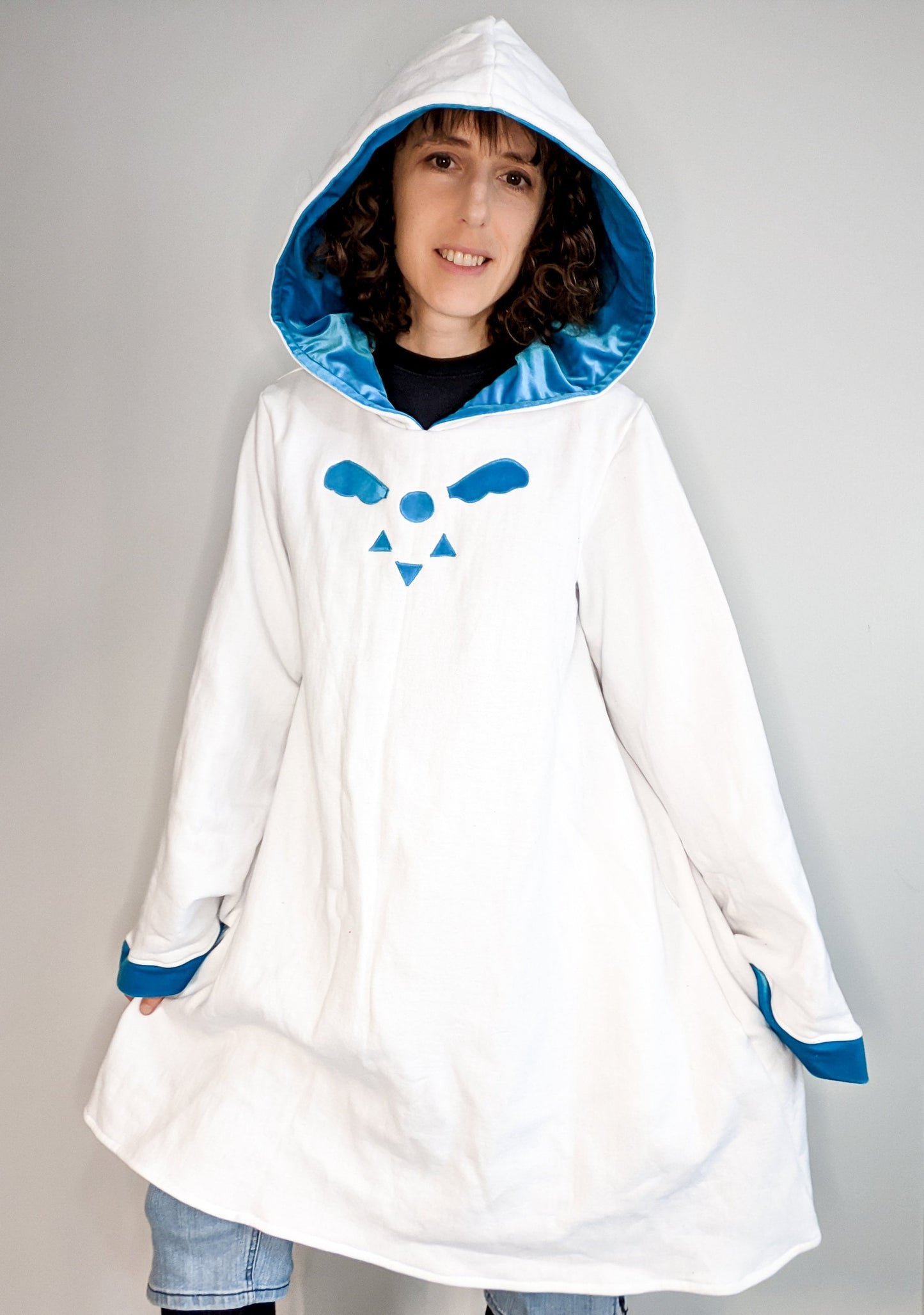 Deltarune Noelle inspired cosplay hoodie tunic