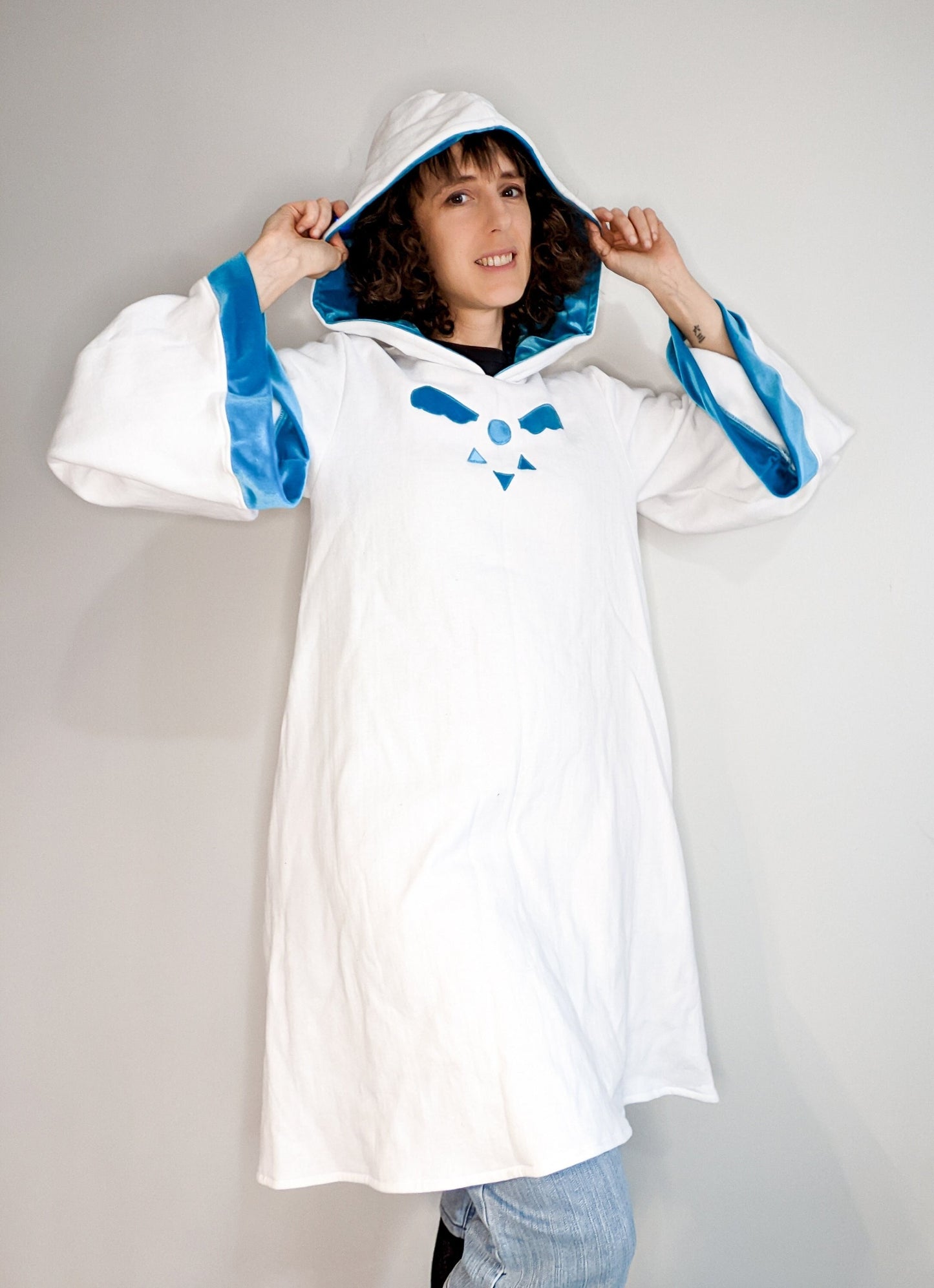 Deltarune Noelle inspired cosplay hoodie tunic