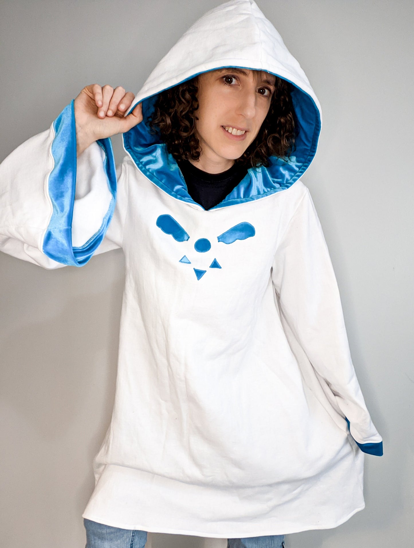 Deltarune Noelle inspired cosplay hoodie tunic
