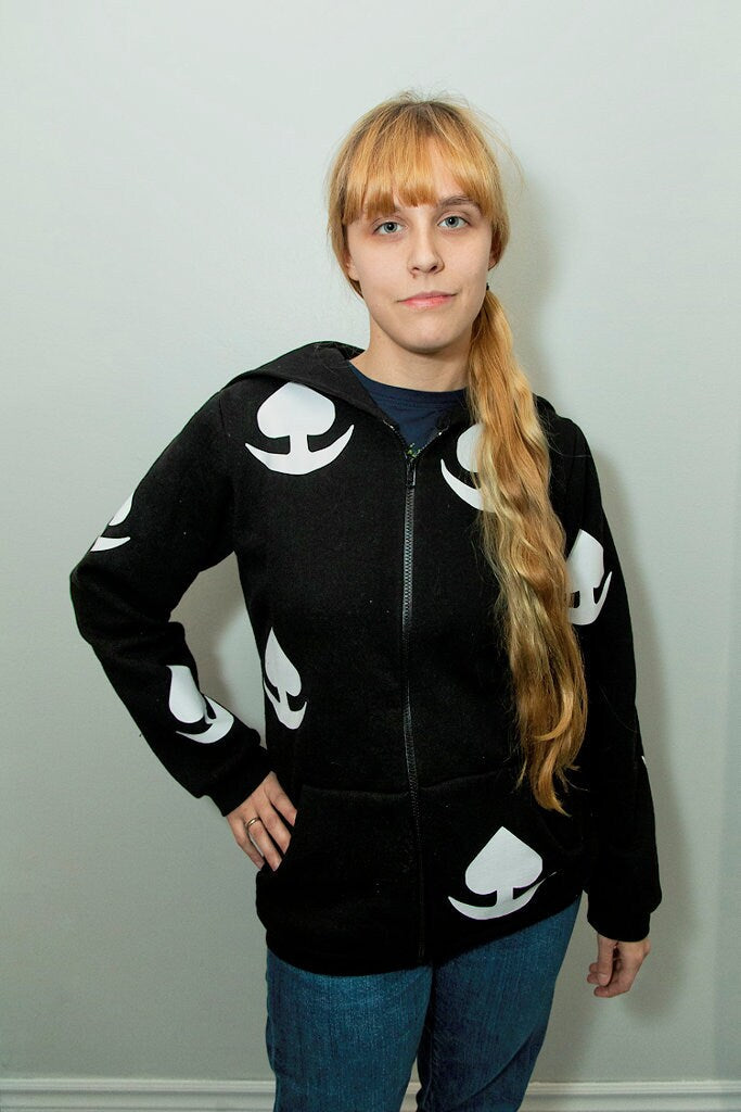 Hyakkimaru inspired cosplay hoodie from Dororo
