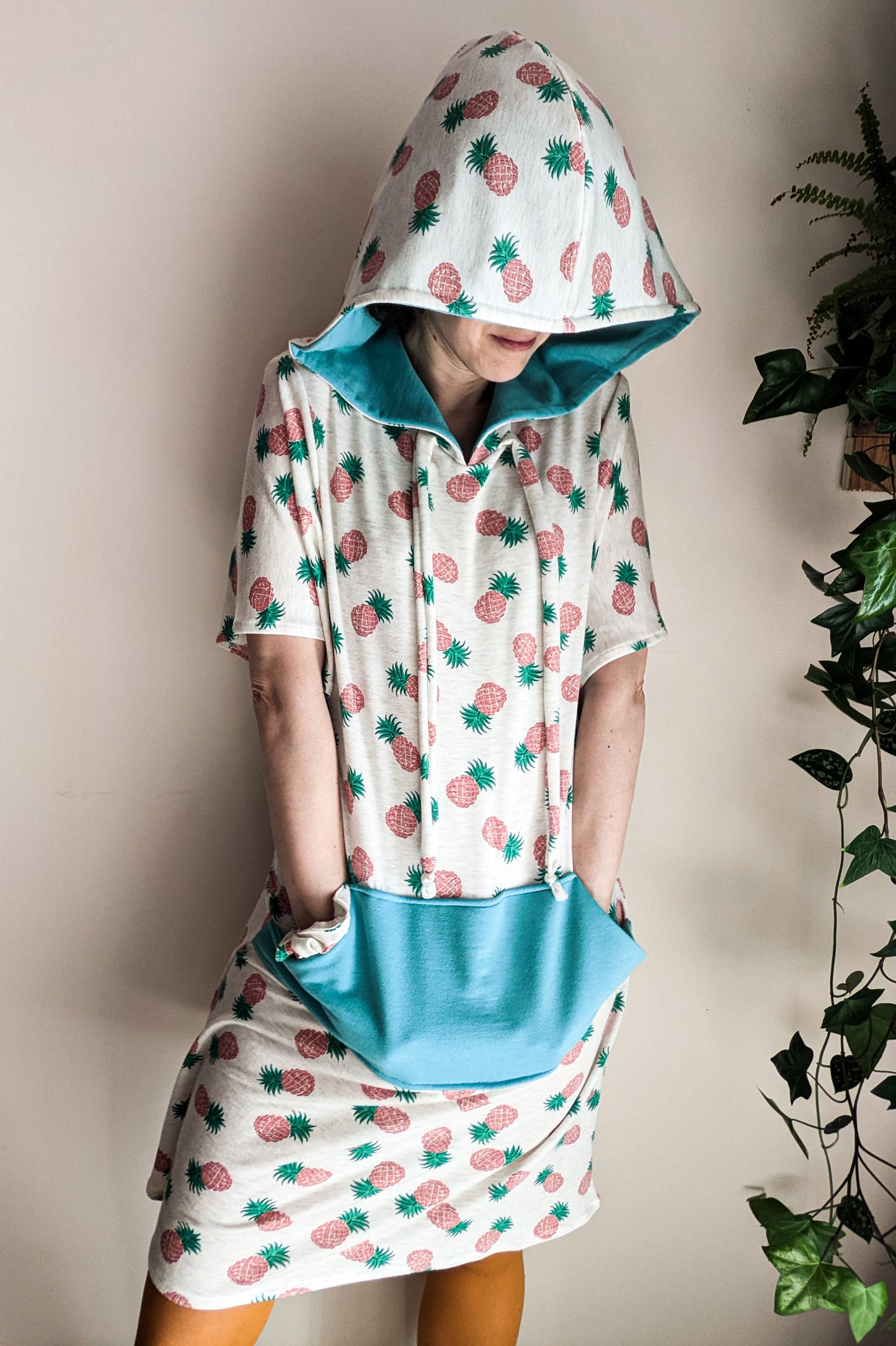 Pineapple summer tunic hoodie