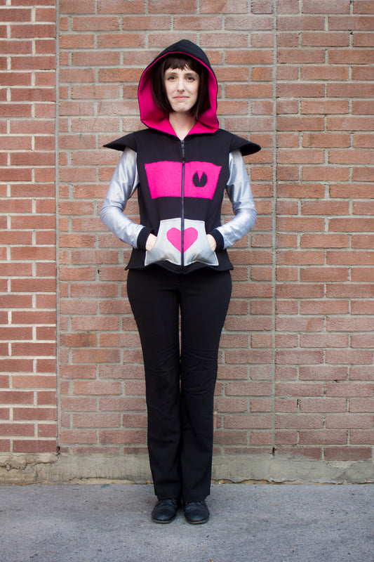 Undertale Mettaton EX inspired cosplay hoodie