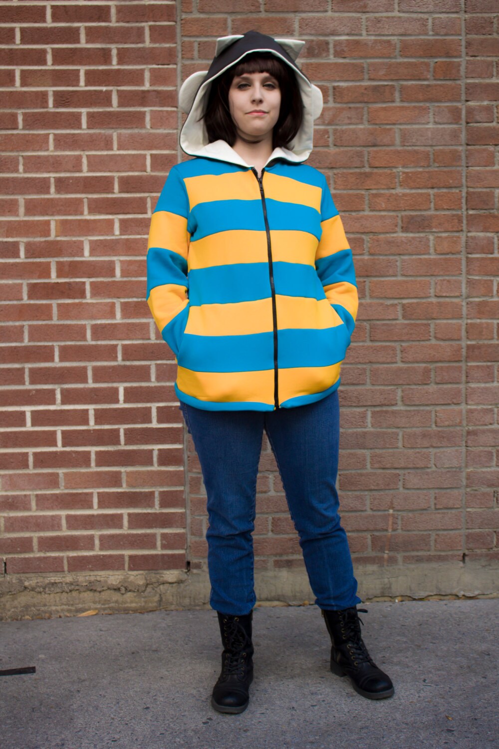 Undertale Temmie inspired cosplay hoodie