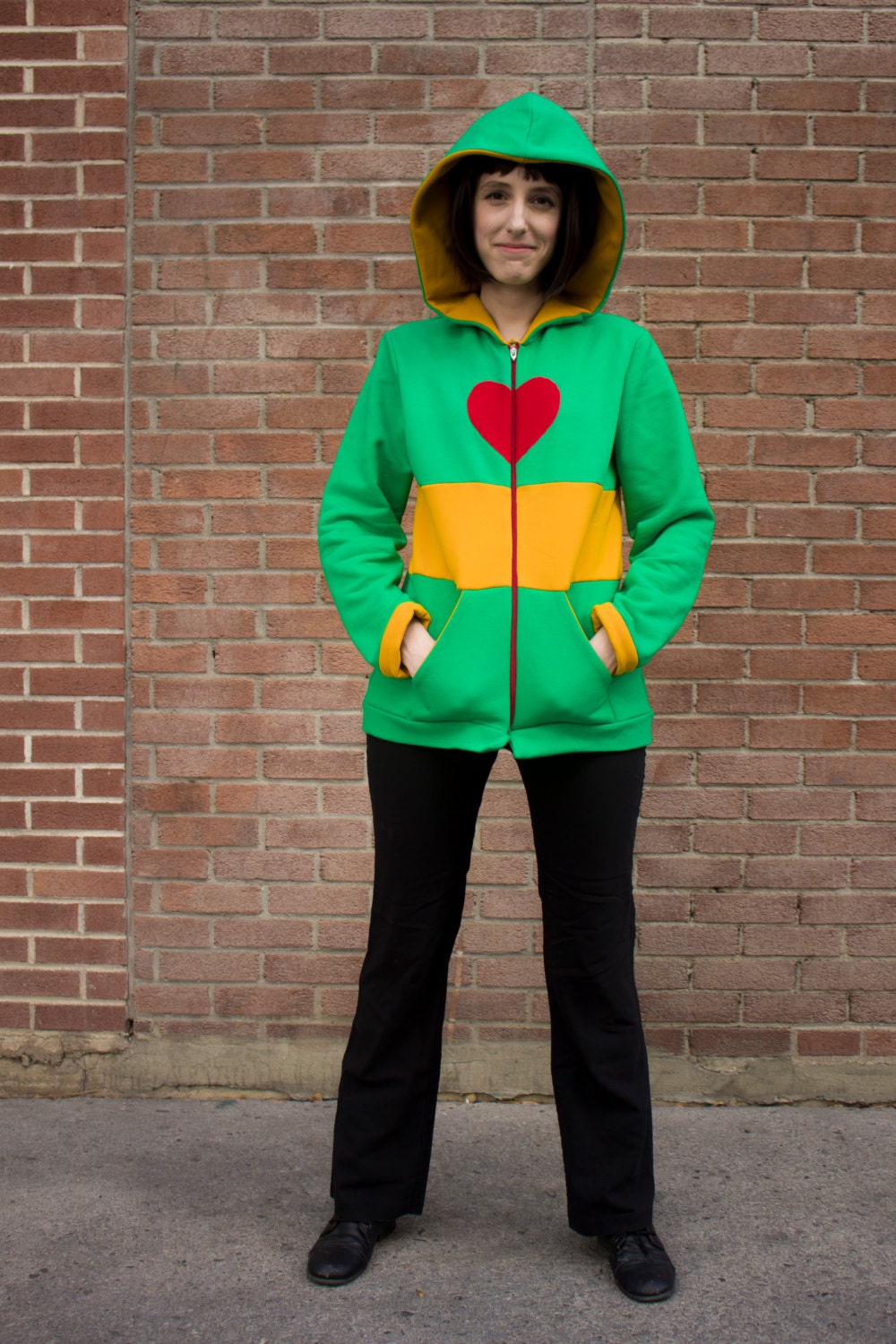 Undertale Chara inspired cosplay hoodie