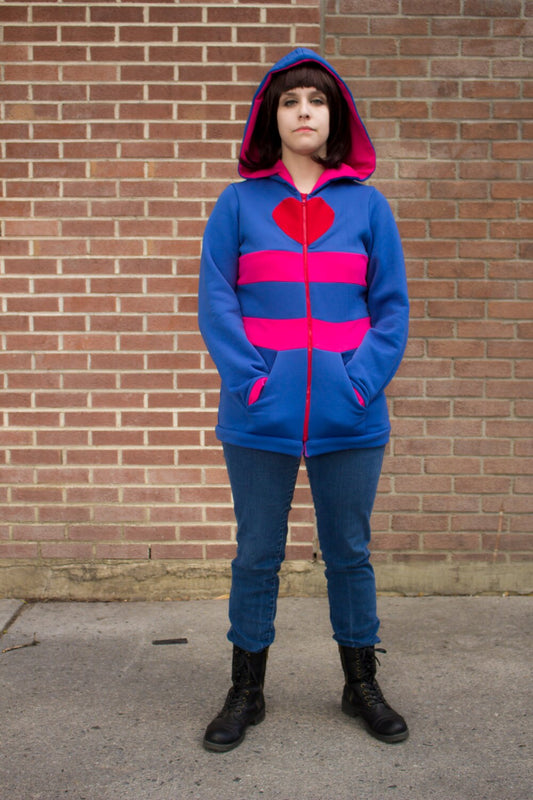 Undertale Frisk inspired cosplay hoodie