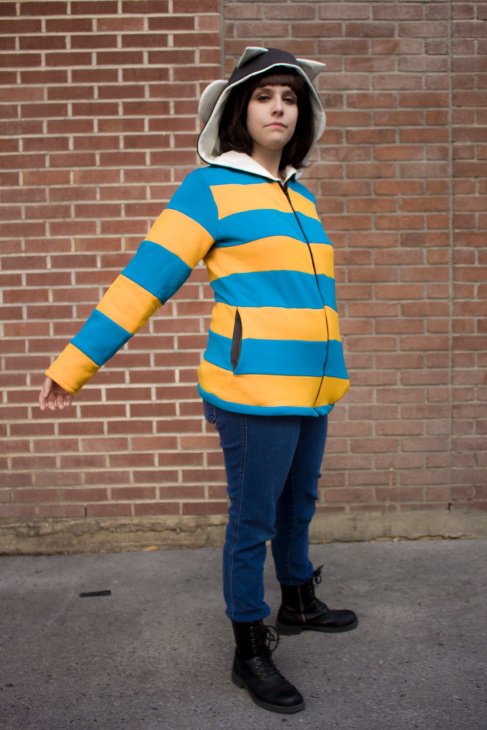 Undertale Temmie inspired cosplay hoodie