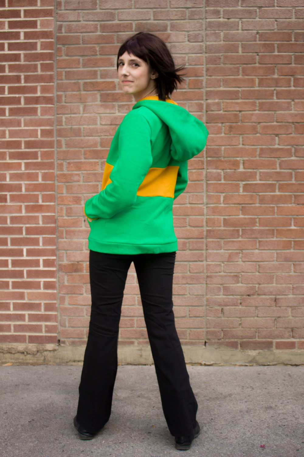 Undertale Chara inspired cosplay hoodie