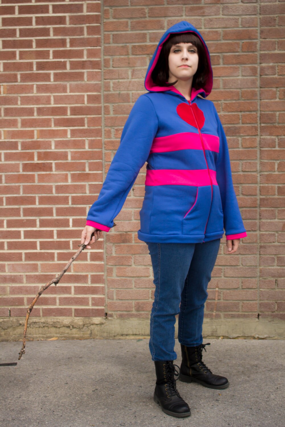 Undertale Frisk inspired cosplay hoodie