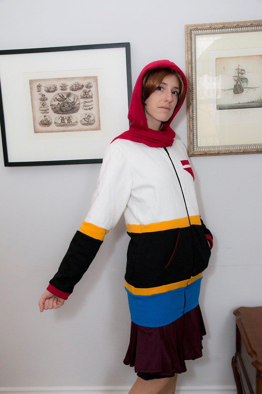 Veste de coton ouaté inspirée par Papyrus d'Undertale