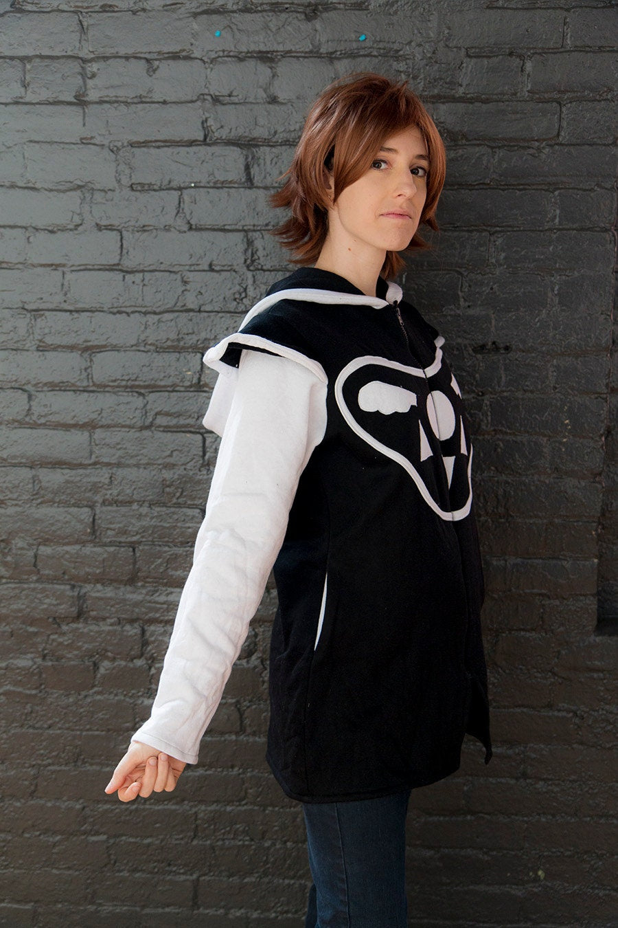 Veste de coton ouaté inspirée par Asriel d'Undertale