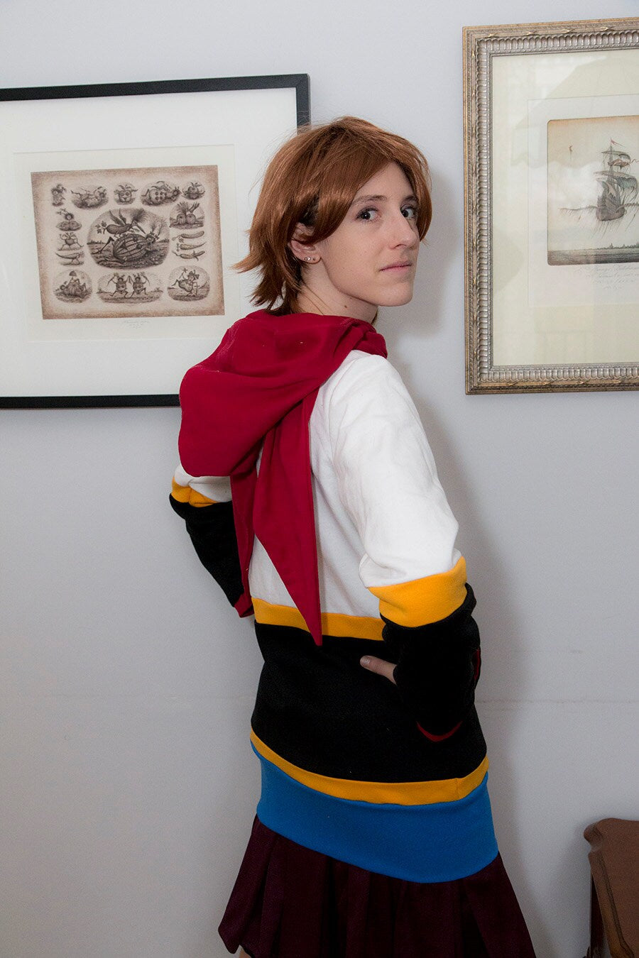 Veste de coton ouaté inspirée par Papyrus d'Undertale