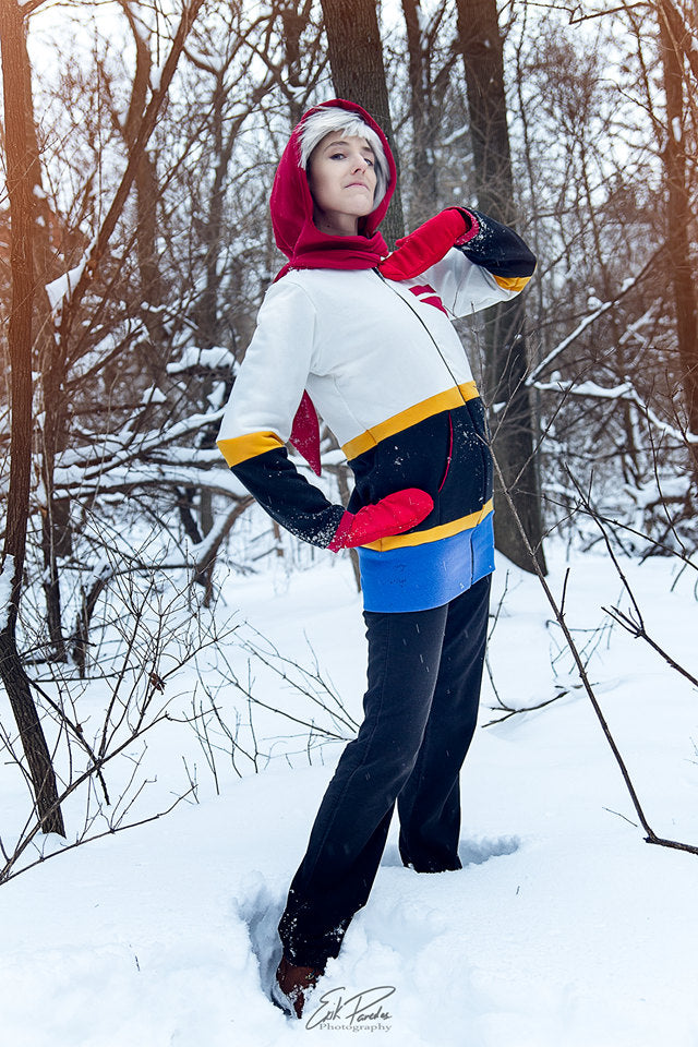 Veste de coton ouaté inspirée par Papyrus d'Undertale