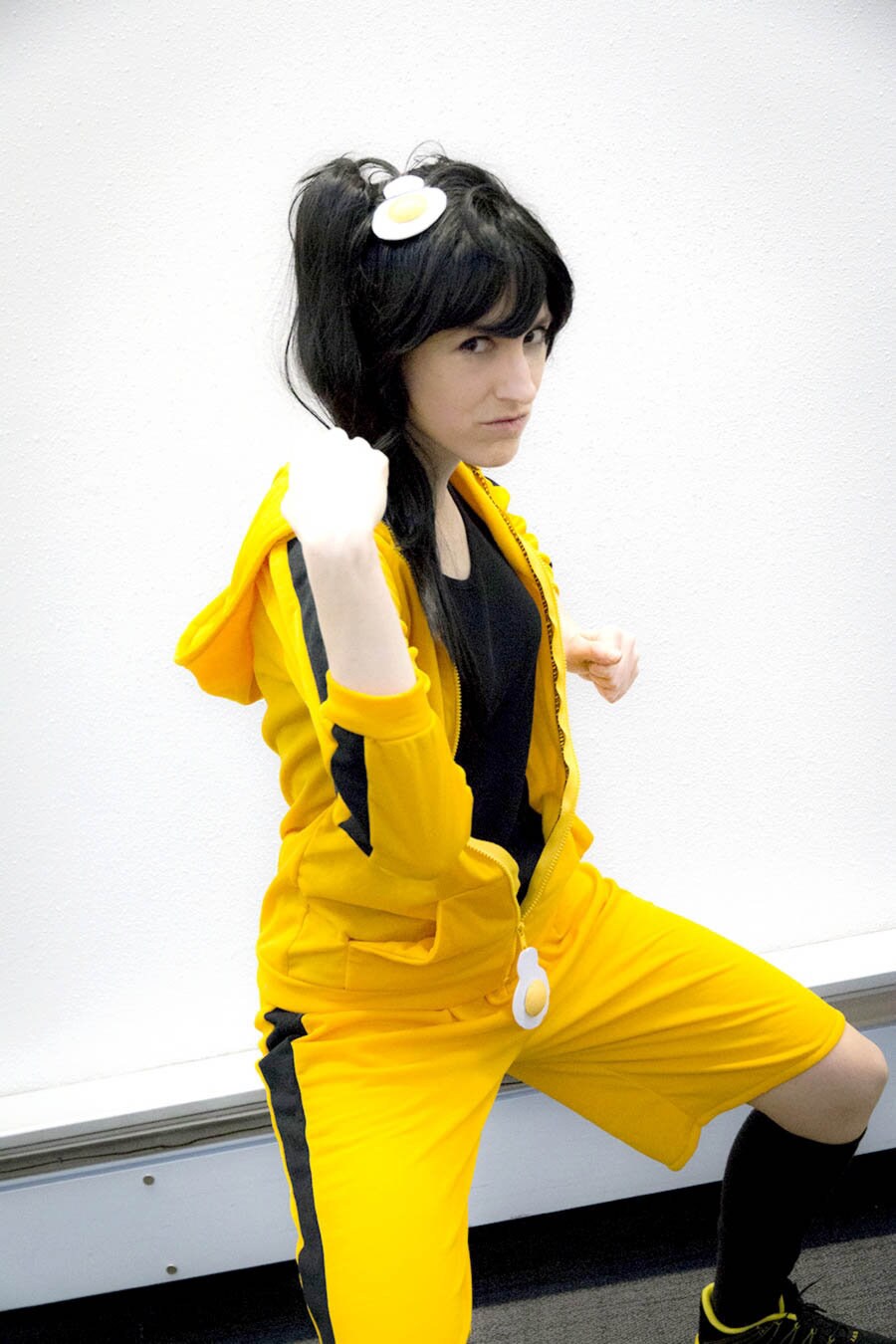 Karen Araragi hoodie and shorts cosplay set from Bakemonogatari, Nisemonogatari, Monogatari series