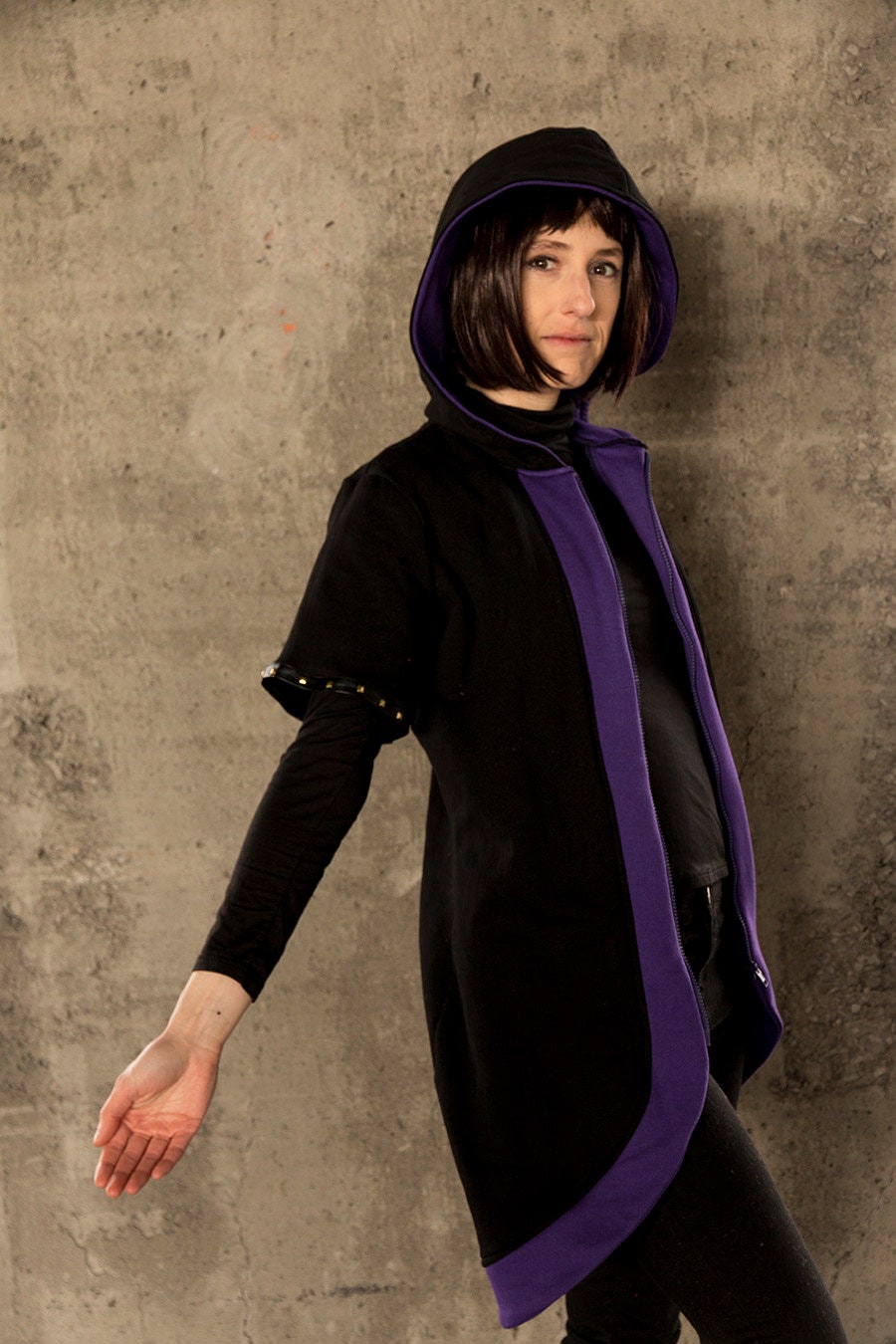 Deltarune Susie inspired cosplay hoodie