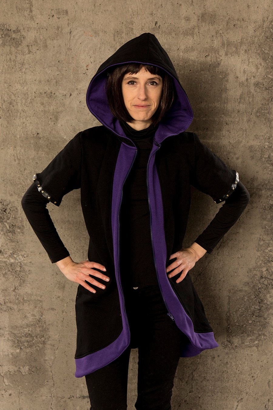 Deltarune Susie inspired cosplay hoodie