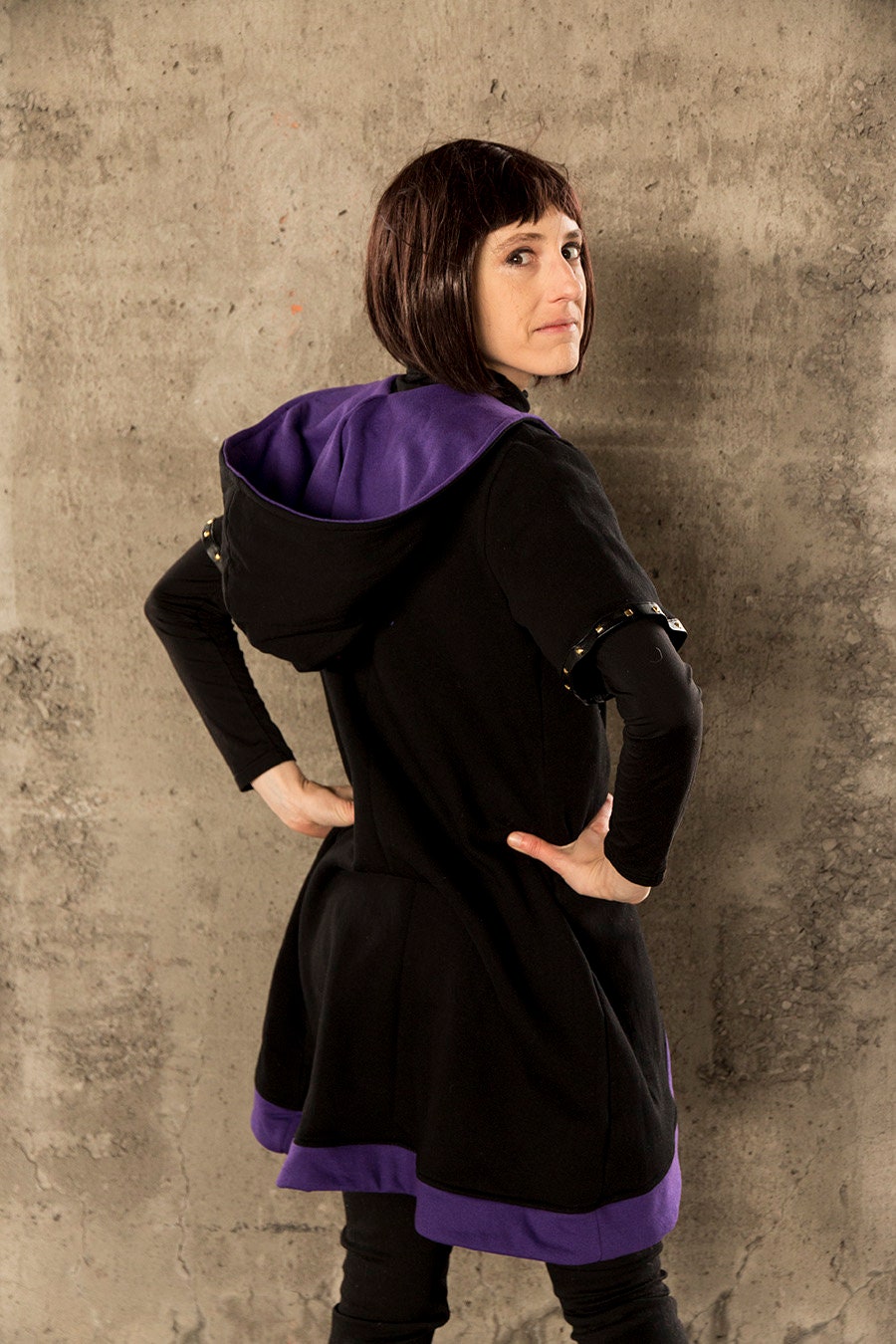 Deltarune Susie inspired cosplay hoodie