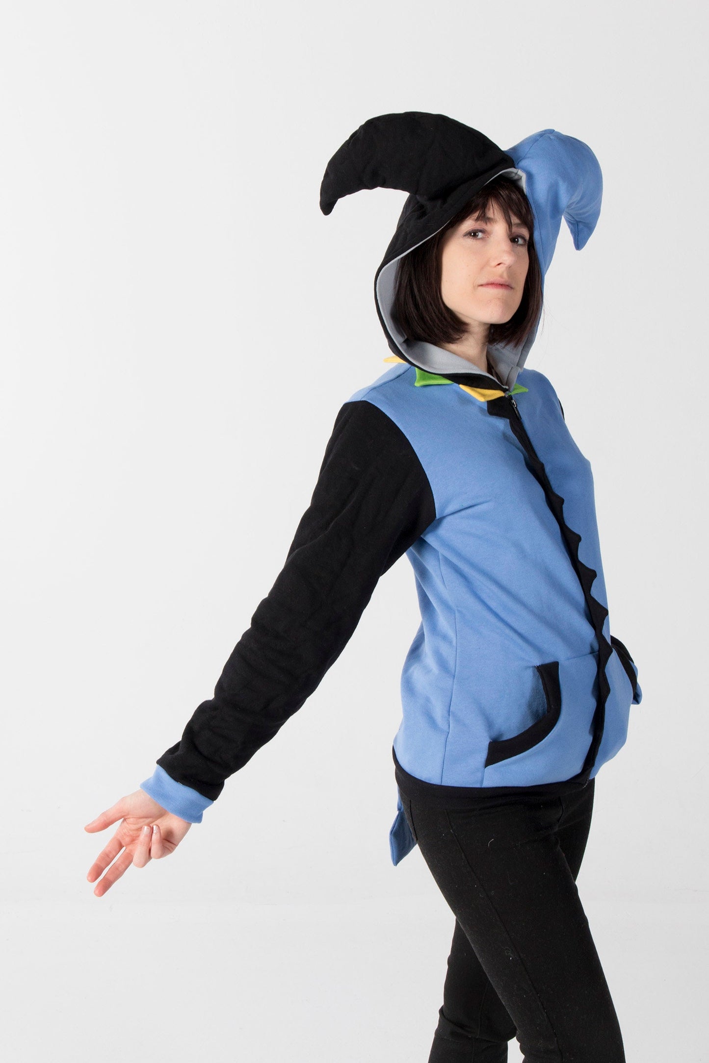 Veste de coton ouaté cosplay inspirée de Jevil de Deltarune 