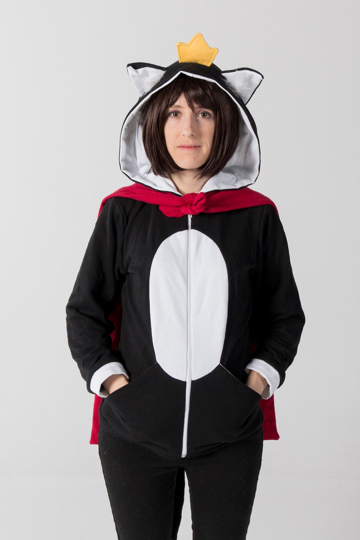 Final Fantasy Cait Sith inspired cosplay hoodie