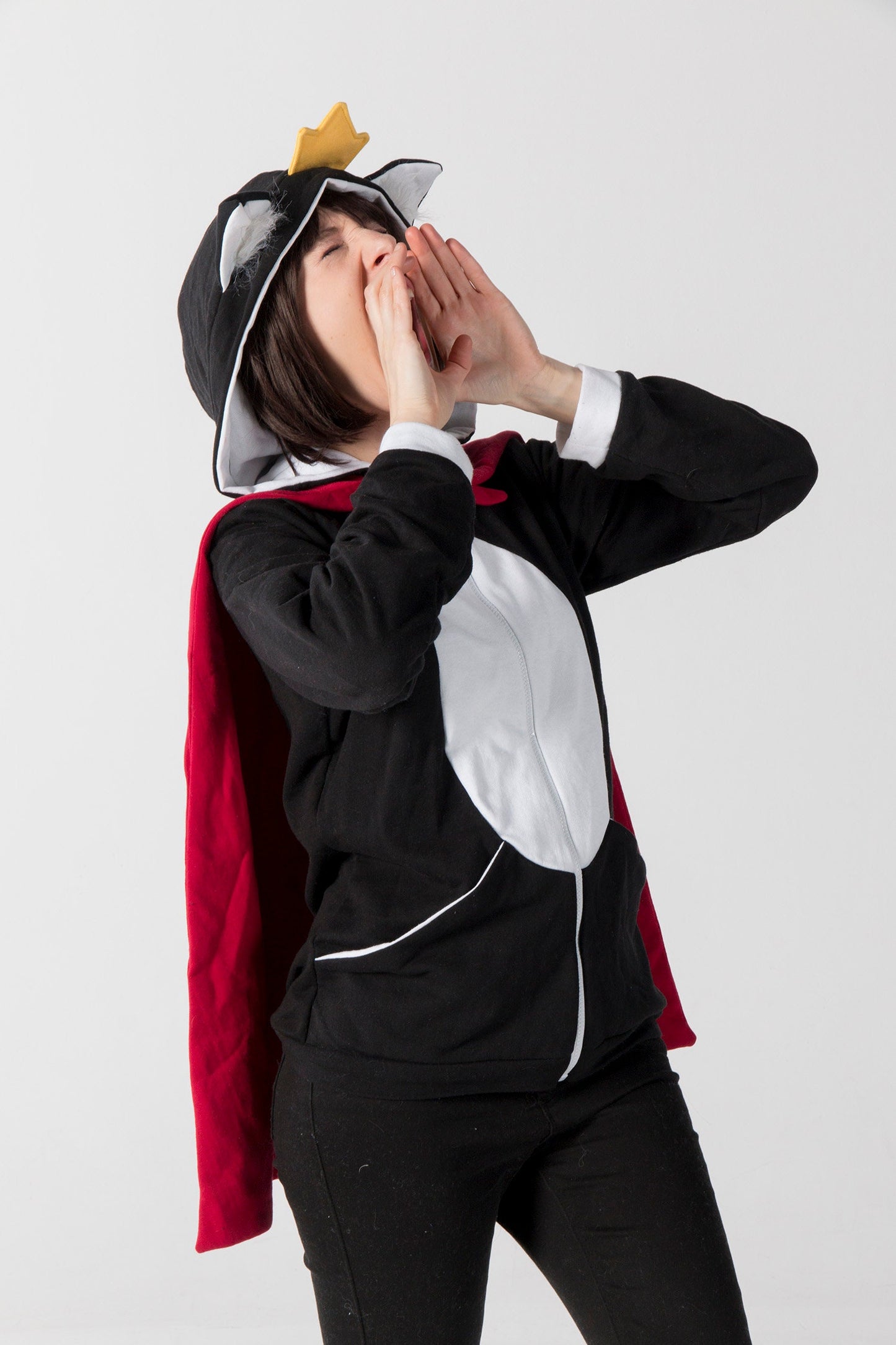 Final Fantasy Cait Sith inspired cosplay hoodie