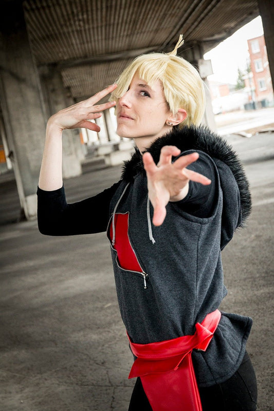 Gladion cosplay hoodie inspired by Pokemon Sun and Moon