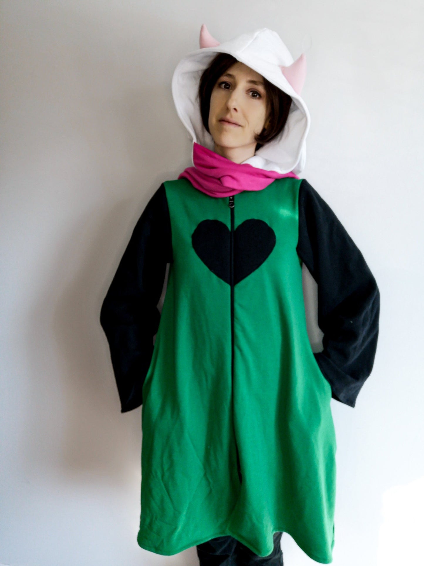 Deltarune chapter 2 Ralsei inspired cosplay hoodie