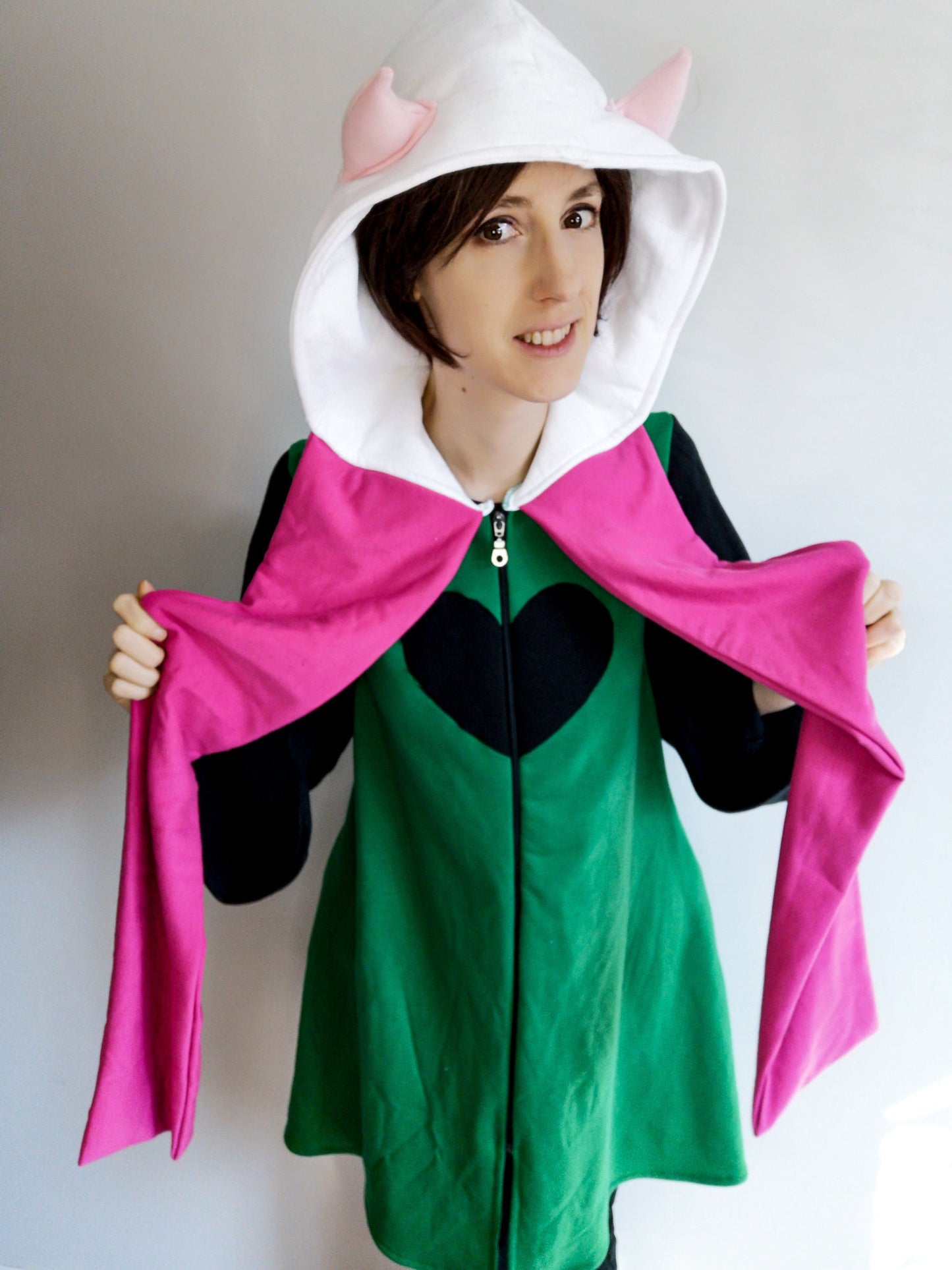 Deltarune chapter 2 Ralsei inspired cosplay hoodie