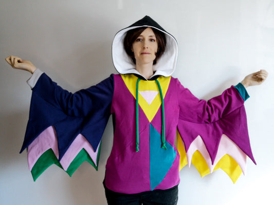 Tunique de coton ouaté inspirée de Spamton NEO de Deltarune VERSION COSTUME