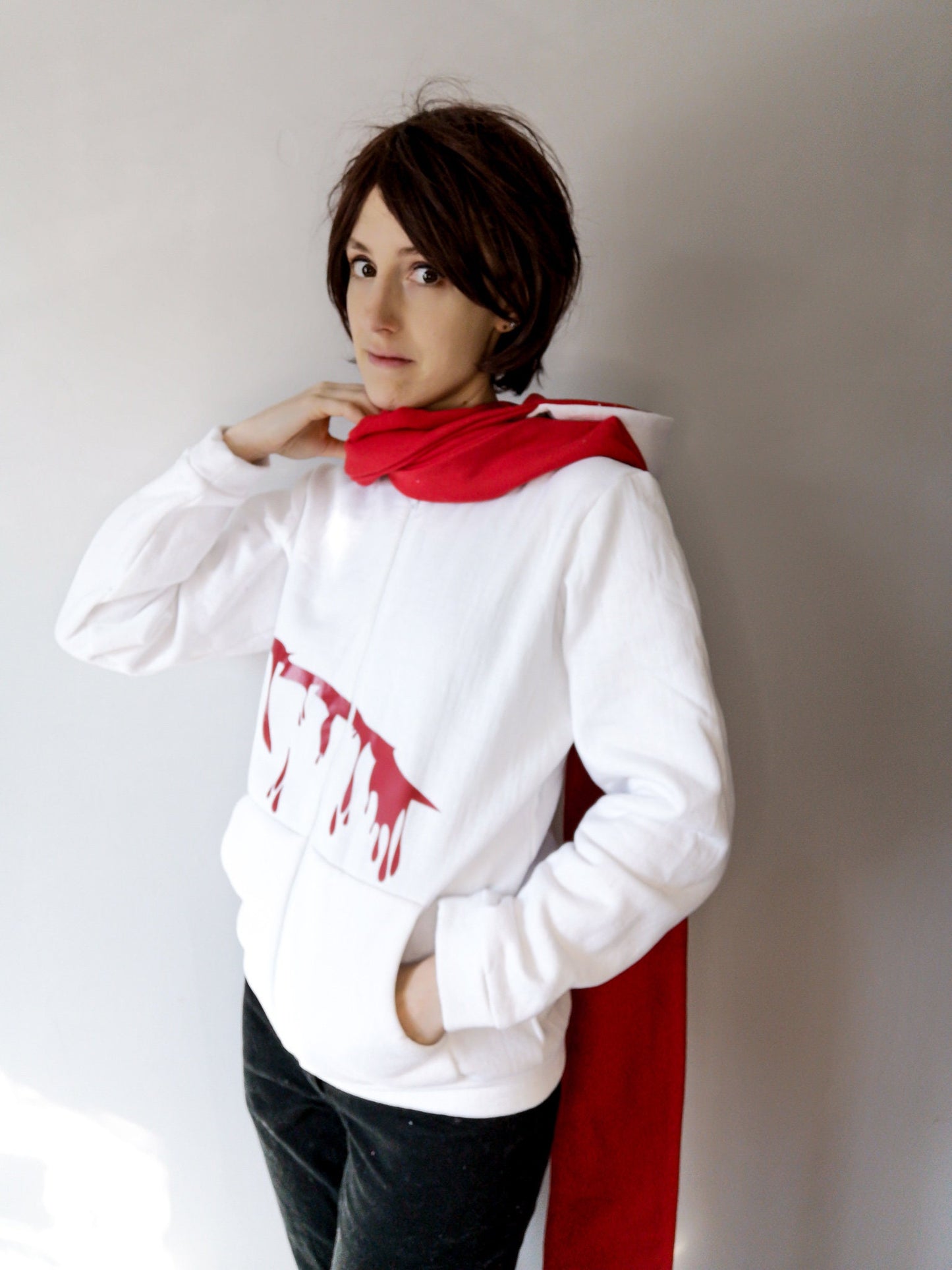 Aftertale inspired Geno Sans cosplay hoodie