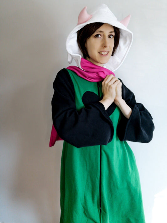 Tunique de coton ouaté inspirée de Ralsei de Deltarune chapitre 2 