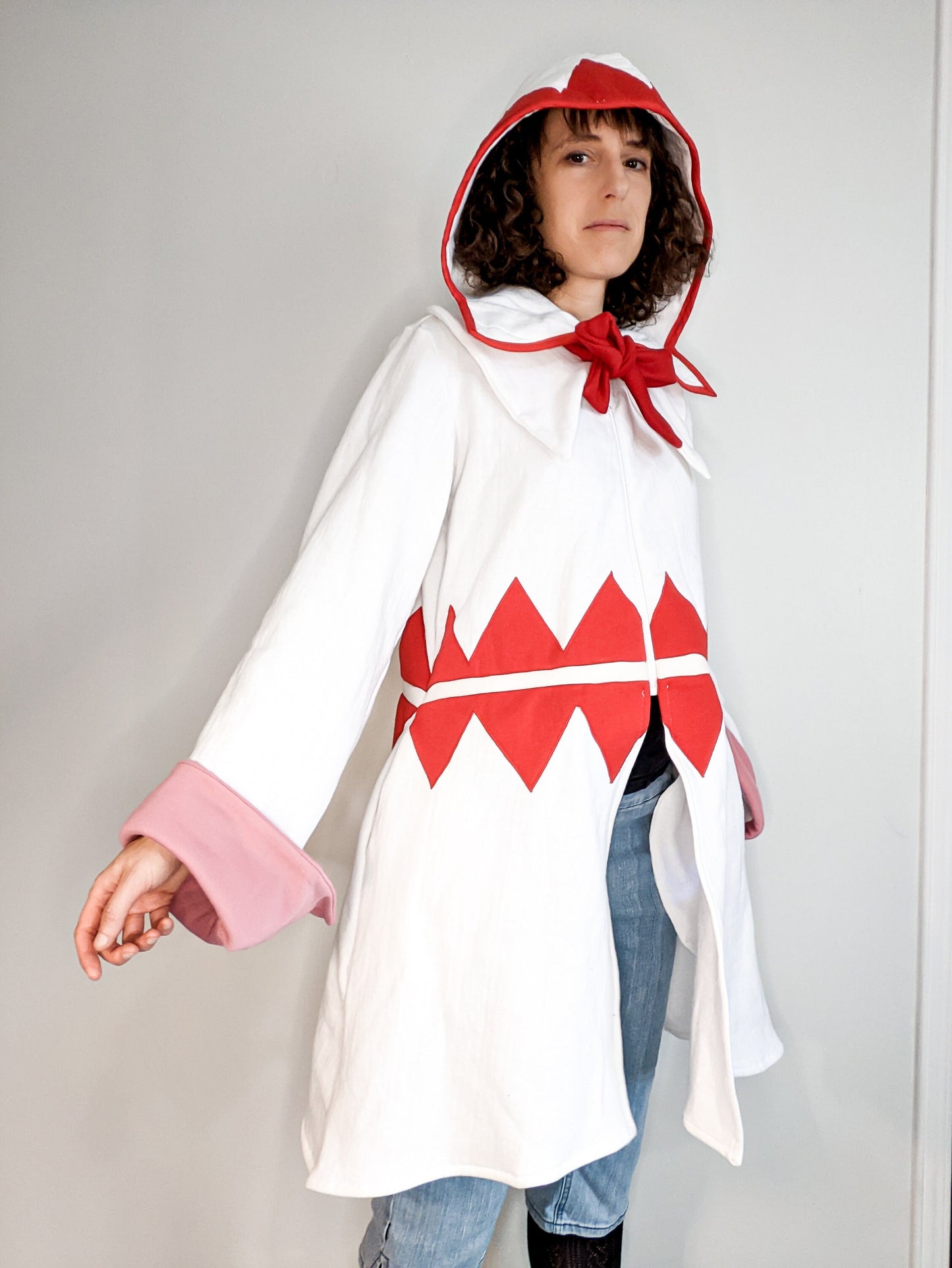 White Mage, Garnet inspired cosplay hoodie tunic from Final Fantasy