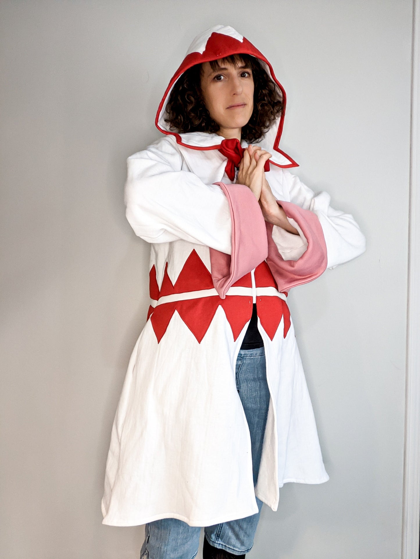 White Mage, Garnet inspired cosplay hoodie tunic from Final Fantasy