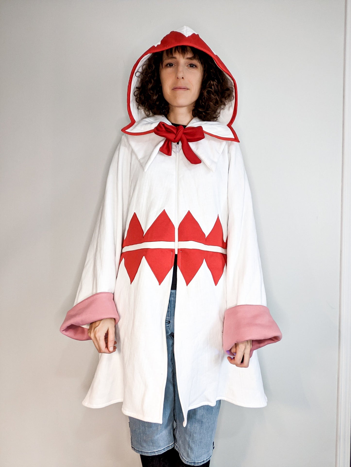 White Mage, Garnet inspired cosplay hoodie tunic from Final Fantasy