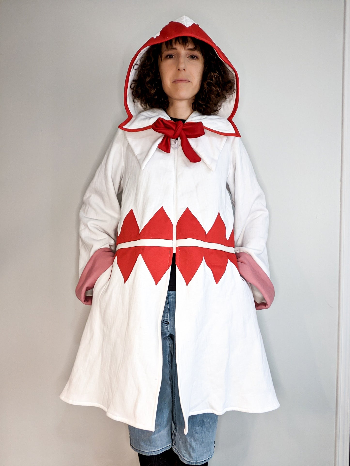 White Mage, Garnet inspired cosplay hoodie tunic from Final Fantasy