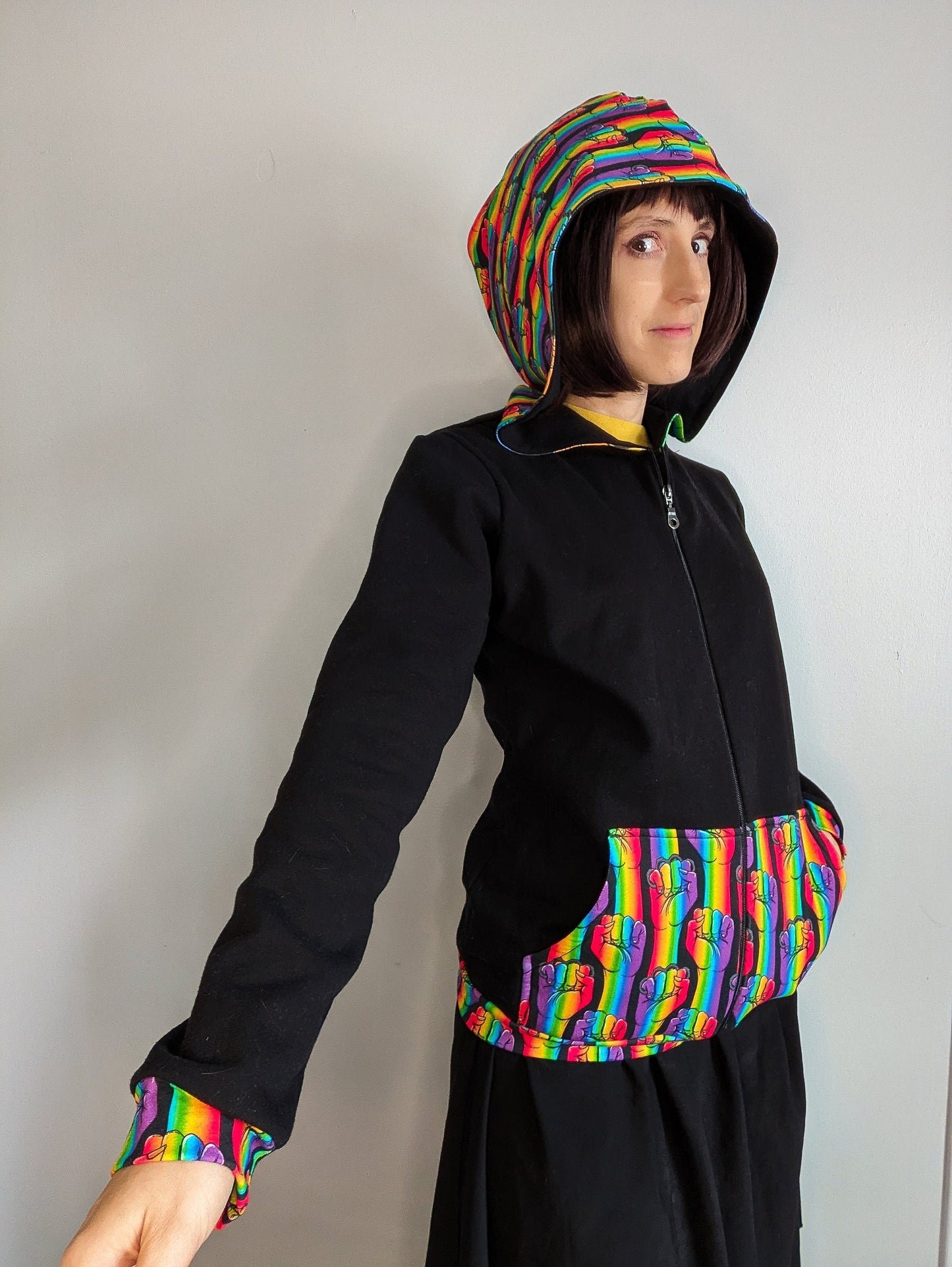 Veste de coton ouaté Poing de Fierté