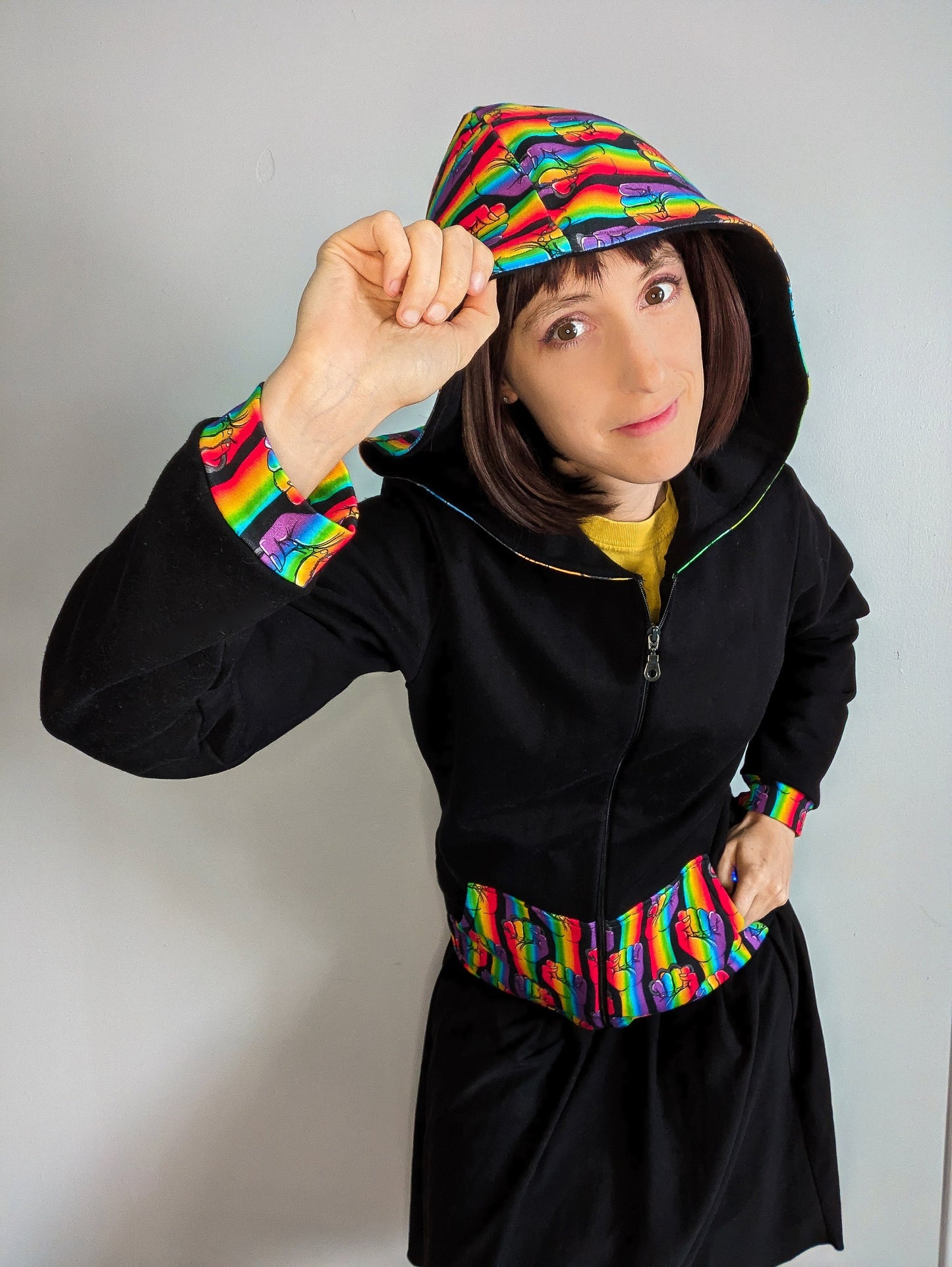 Veste de coton ouaté Poing de Fierté