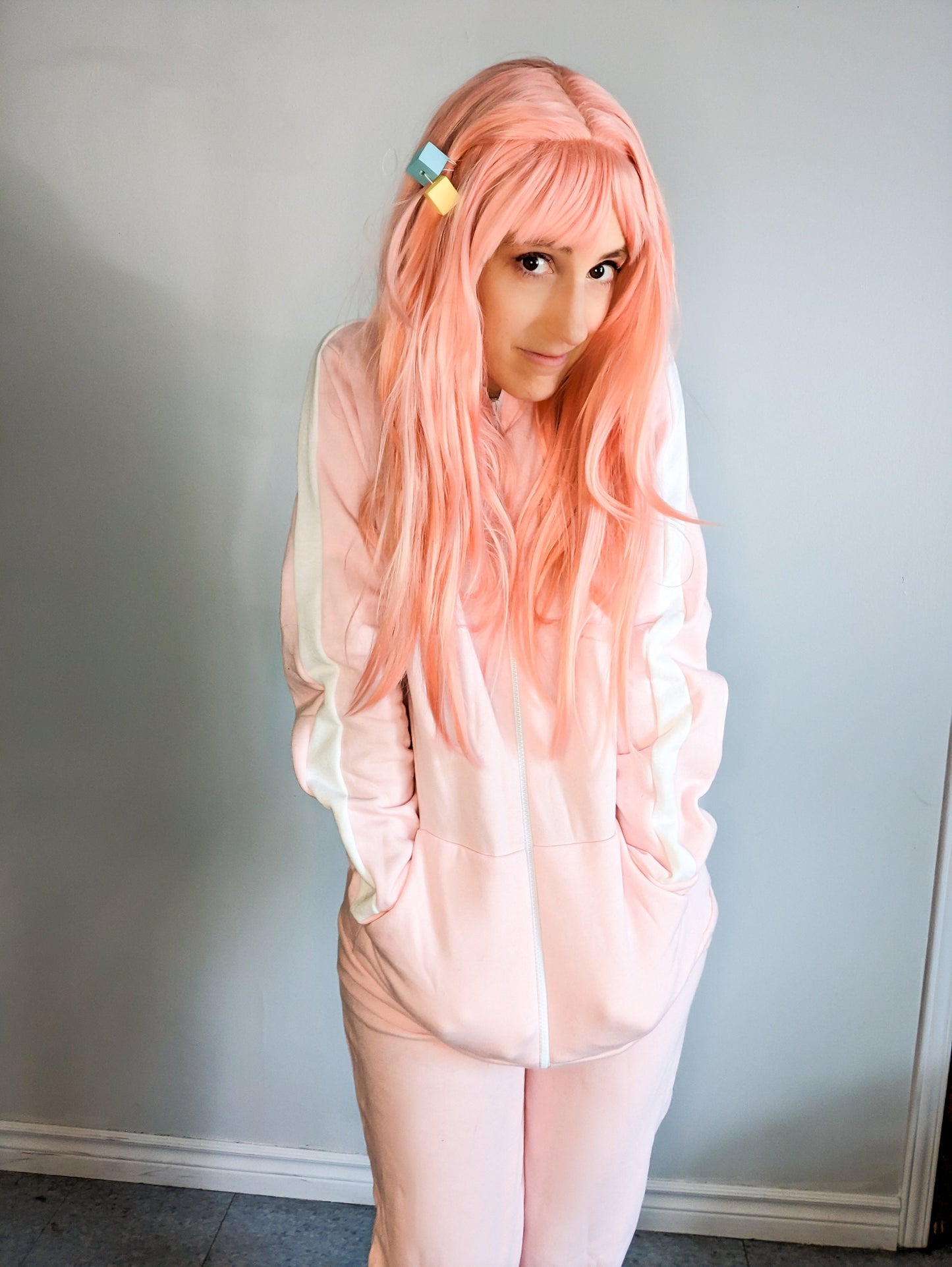 Hitori Gotoh inspired cosplay tracksuit from Bocchi the Rock